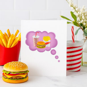 Träumen von Fast Food Einladung