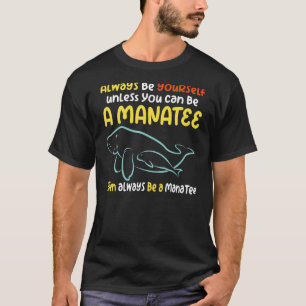 Träumen von Seekühen Manatees Meereskreatur T-Shirt