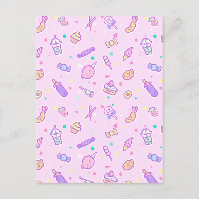 Träumen von Sommersnacks Postkarte (Vorderseite)