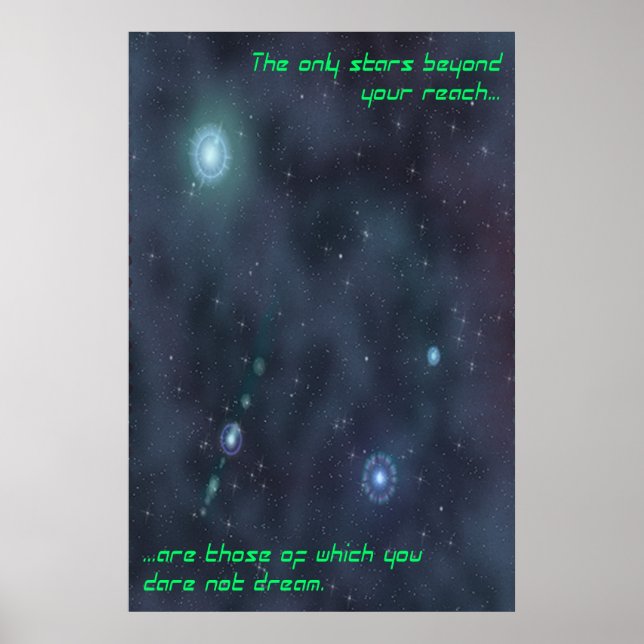 Träumen von Sternen Poster (Vorne)