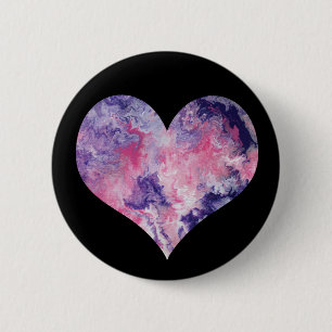 Träumend rosa und Lila Button