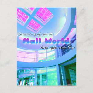 "Träumend von dir..." Mall World Postkarte