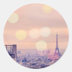 Träumend von Paris Eiffelturm Aufkleber