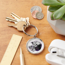 Träumende Katze. Schlüsselanhänger