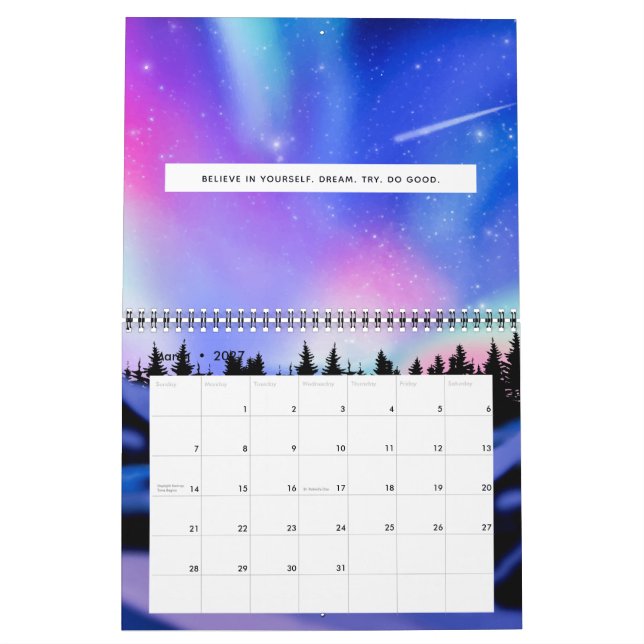 Träumende Lichter Kalender (Mär 2027)
