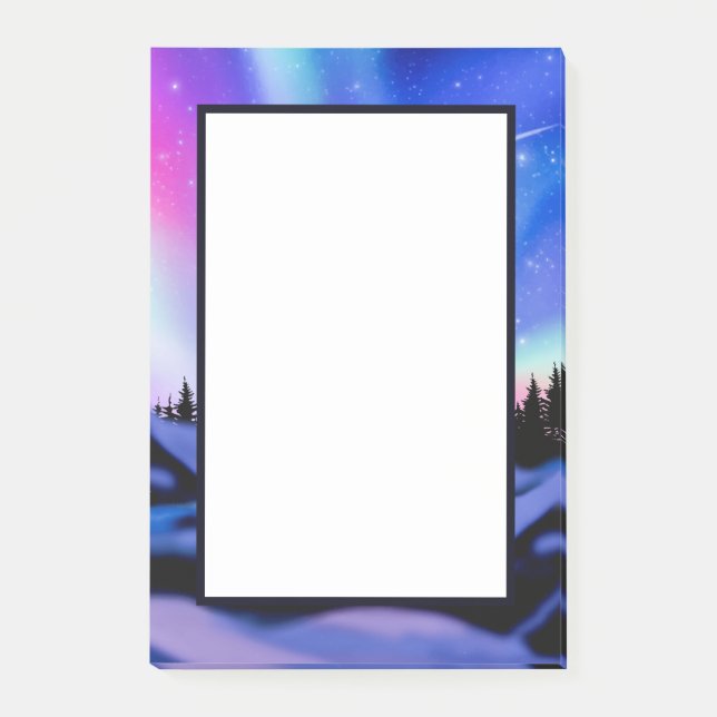 Träumende Lichter Post-it Klebezettel (Vorderseite)