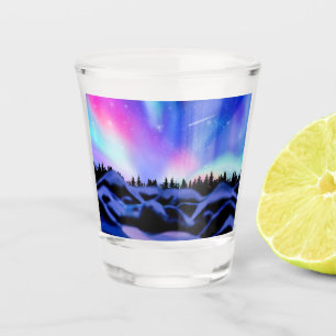 Träumende Lichter Schnapsglas