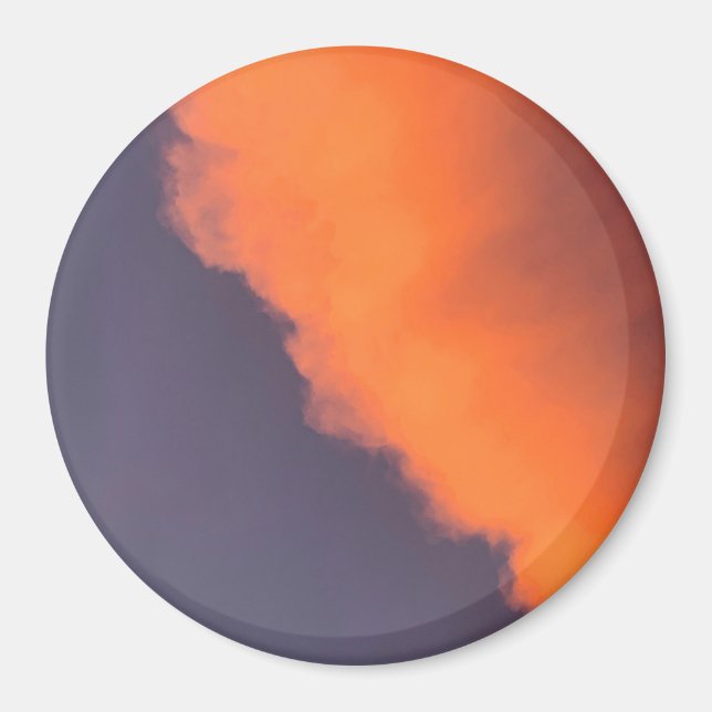 Träumende, magische Wolken in traumhaften, magisch Magnet (Vorne)