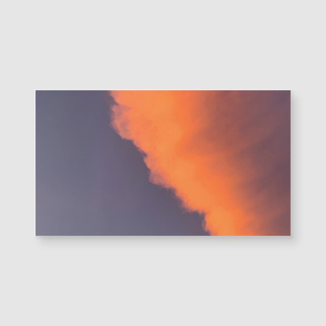 Träumende, magische Wolken in traumhaften, magisch Magnetkarte (Vorderseite)