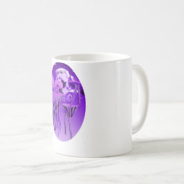 Träumender lila Himmel – Ästhetische Naturkunst Kaffeetasse