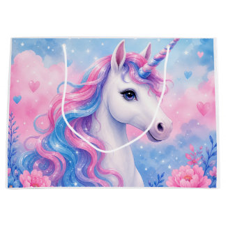 Träumendes Einhorn-Geschenktüte Große Geschenktüte
