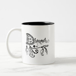 Träumer Dreamcatcher Zweifarbige Tasse