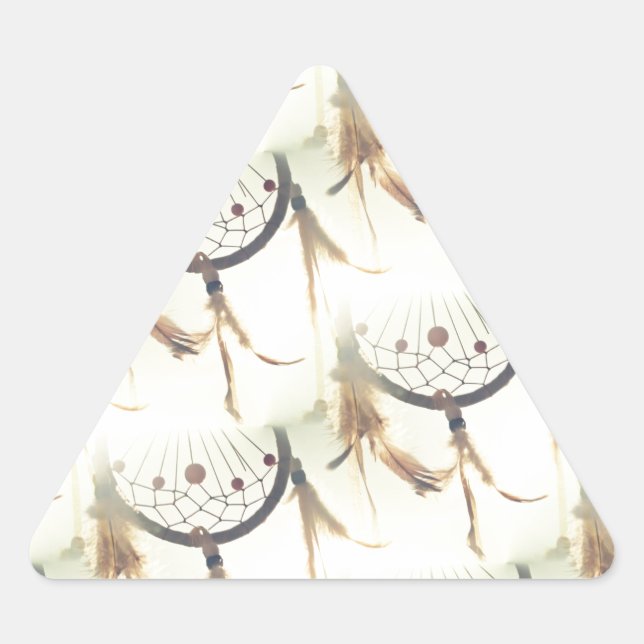 Träumer Dreieckiger Aufkleber (Vorderseite)