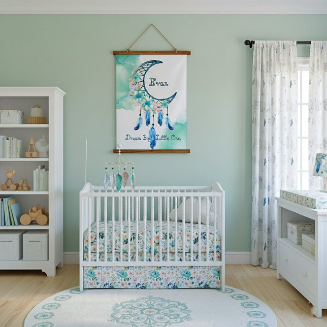 Träumer für personalisierte Kinder Wandteppich Mit Holzrahmen (Von Creator hochgeladen)