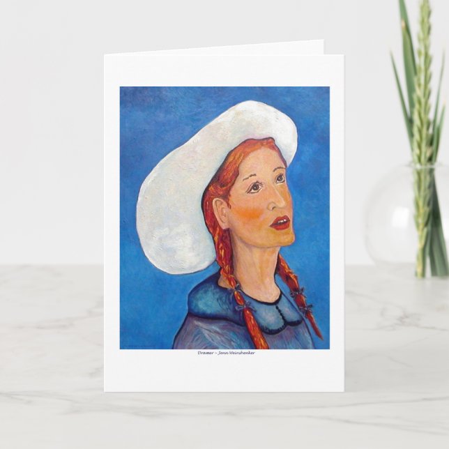 Träumer GRUSS-KARTE Karte (Vorderseite)