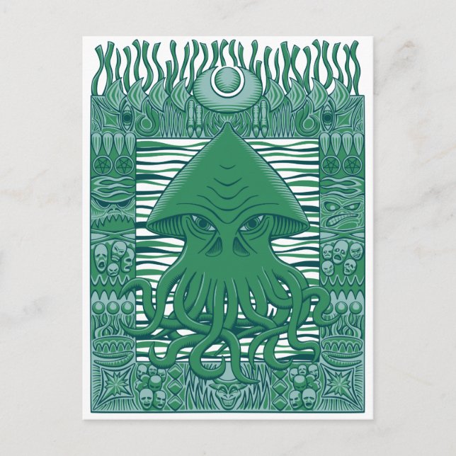 Träumer in den Tiefen Postkarte (Vorderseite)