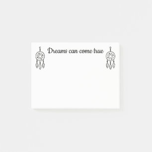 Träumer Traumfänger Boho Stammes- Native American Post-it Klebezettel
