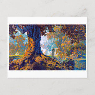 Träumerei Maxfield Parrish Postkarte