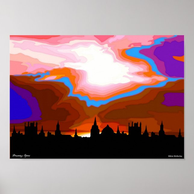 Träumereien von Oxford Poster (Vorne)