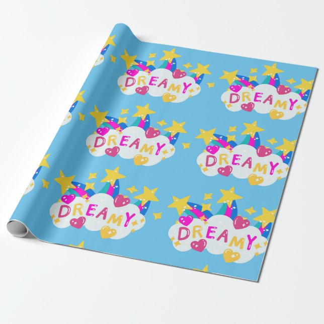 träumerisch geschenkpapier (Ungerollt)