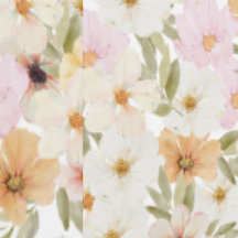 Träumerische Aquarell-Blumen-Tapete