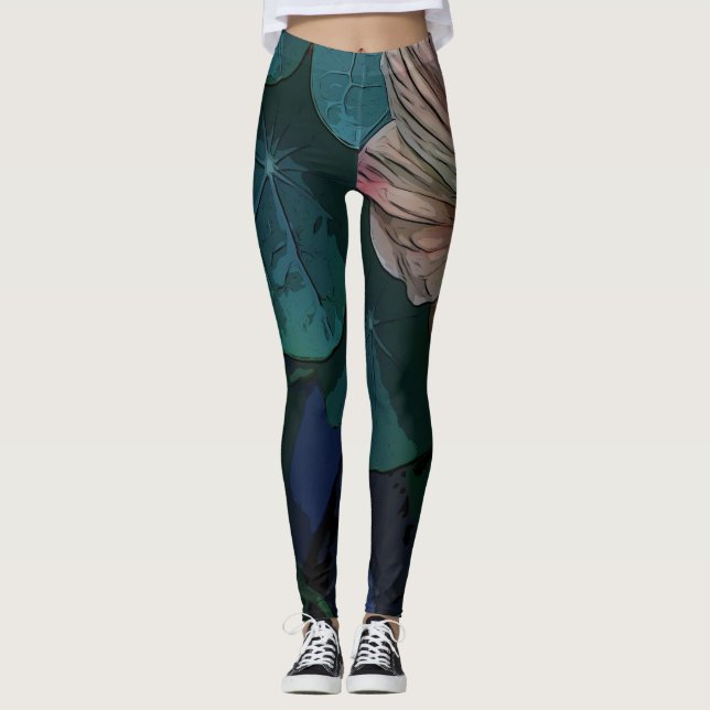 TRÄUMERISCHE BLUME LEGGINGS (Vorderseite)