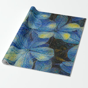 Träumerische Blumen im Kunststil von Vincent Van G Geschenkpapier