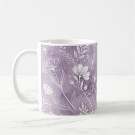 Träumerische Blumen-Kunst-Klassikermug Kaffeetasse