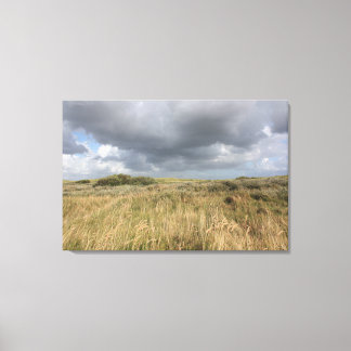 Träumerische Dünen-Landschaft mit drastischem Leinwanddruck