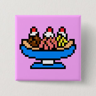 Träumerische Eiscreme Button