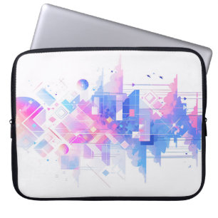 Träumerische geometrische Himmelslandschaft Laptopschutzhülle