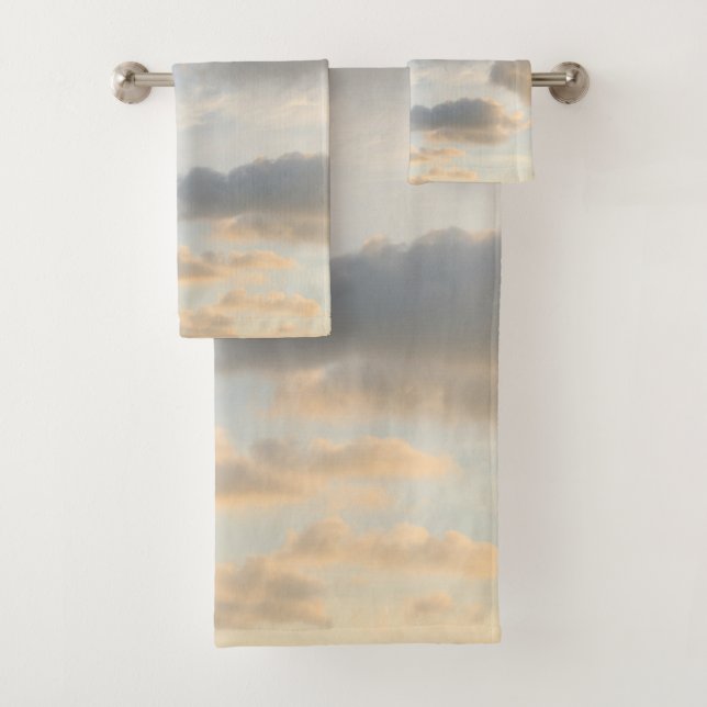 Träumerische karibische Wolken 9 Badhandtuch Set (Insitu)