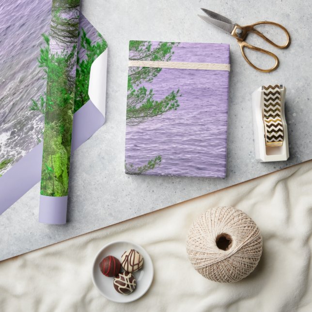 Träumerische Landschafts-Verpackungspapier Geschenkpapier (Kunsthandwerk)