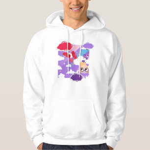 Träumerische Marshmallow-Himmel und traurige Augen Hoodie