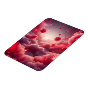 Träumerische Romantische Fantasy Rosen Liebe Magnet