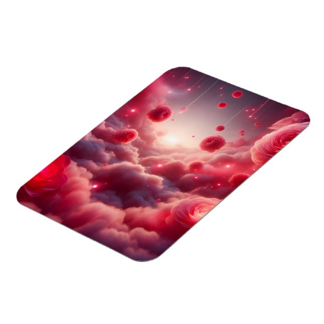 Träumerische Romantische Fantasy Rosen Liebe Magnet (Linke Seite)