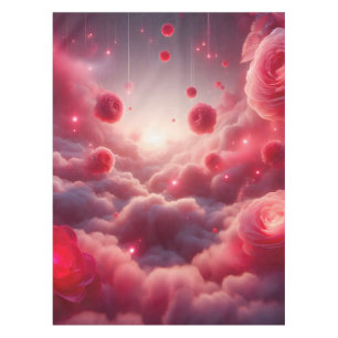 Träumerische Romantische Fantasy Rosen Liebe Tischdecke