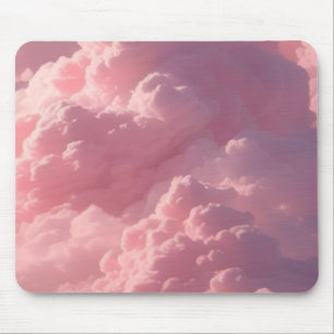 Träumerische rosa Wolken Ästhetik-MauspadMauspad Mousepad