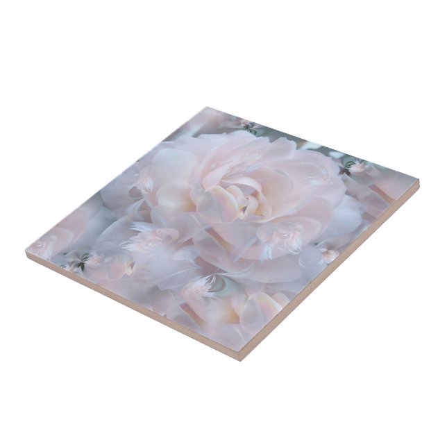 Träumerische Rose Fliese (Seite)
