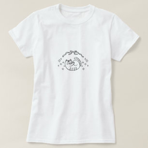 Träumerische schlafende Katze T-Shirt