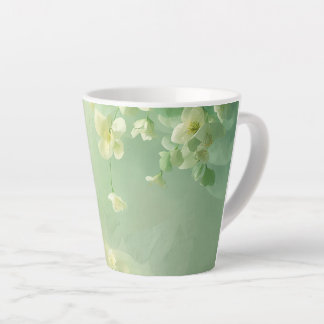 träumerische Soft Sage und Mintgrün Floral Milchtasse