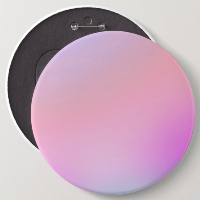 Träumerische Zuckerwatte Pastell Farbverlauf Button (Vorne & Hinten)