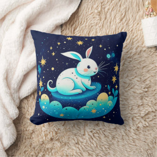 Träumerischer Hase Kissen