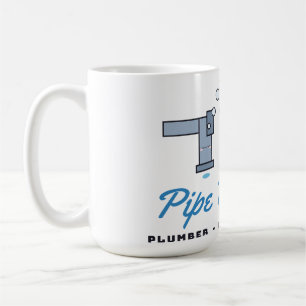 Träumerischer Klempner Rohrzange Pun Tasse