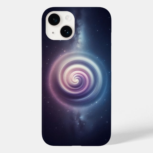 Träumerischer kosmischer Nebel Spirale Wirbel abst Case-Mate iPhone Hülle (Rückseite)
