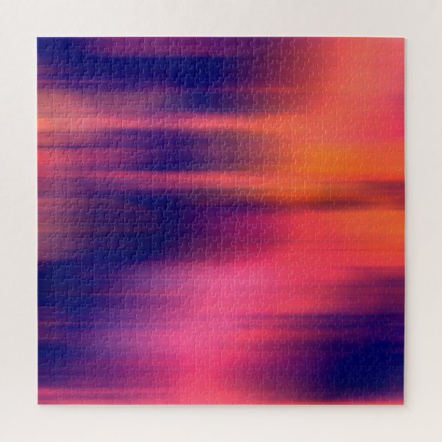 Träumerischer Pastell-Aura-Gradient-Unschärfe-Abst Puzzle (Vertikal)