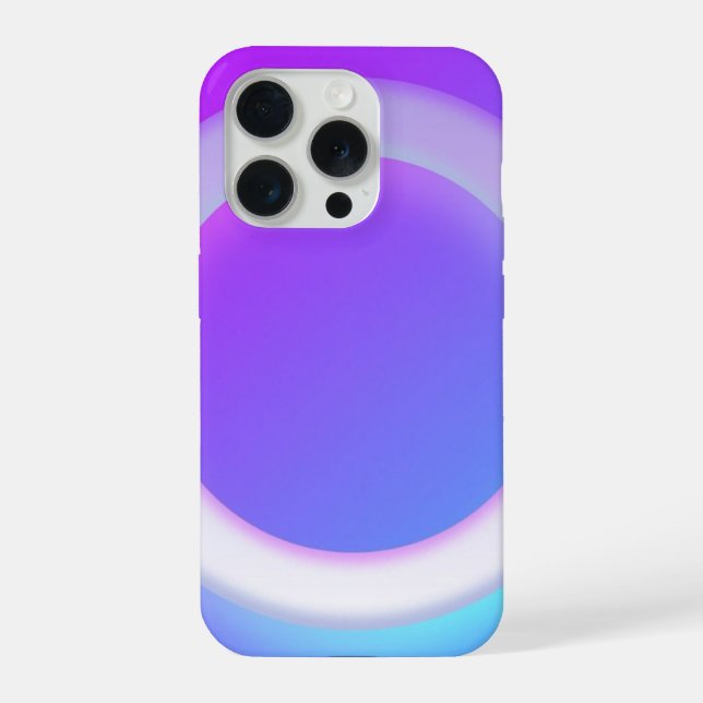 Träumerischer Pastell-Glow-Ring-Handy-Sticker iPhone Hülle (Rückseite)