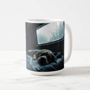 Träumerischer RV-Hundeschlaf Kaffeetasse