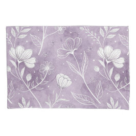 Träumerisches Blumenkissenbezug-Design Kissenbezug