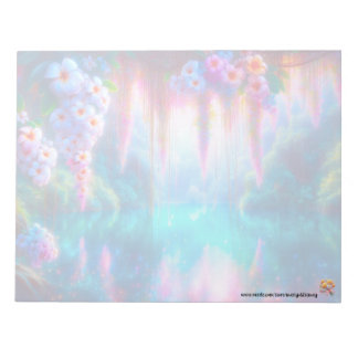 Träumerisches Plumeria Notizbuch Notizblock